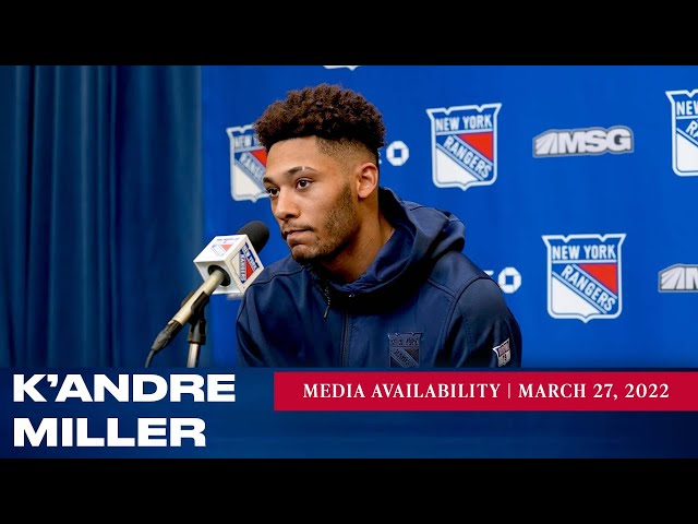 Report from the Rink- K'Andre Miller 11/09/18 - Blueshirts Breakaway