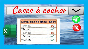 Comment intégrer des Cases à cocher ✔️✅ ❌ dans liste déroulante