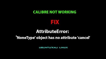 LINUX ERROR FIX: AttributeError: 