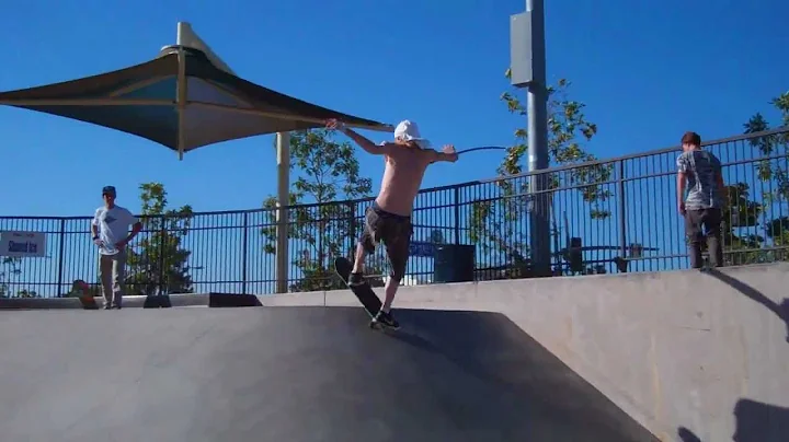Huge kickflip over hip - Jared Herman