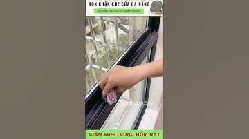 Ron Xốp Dán Che Khe Cửa Sổ Chắn Gió Lùa, Chặn Đáy Chân Cửa, Cách Nhiệt, Chống Ồn, Côn Trùng #shorts