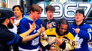 Bruins Fan Trolls Leafs! (NHL Playoffs)