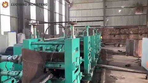 Gas heating furnace with continuous rolling rebar production line