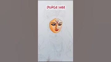 Durga Maa Drawing #shorts #durgamaa #maadurga #navratri2025  #drawing #durgapuja