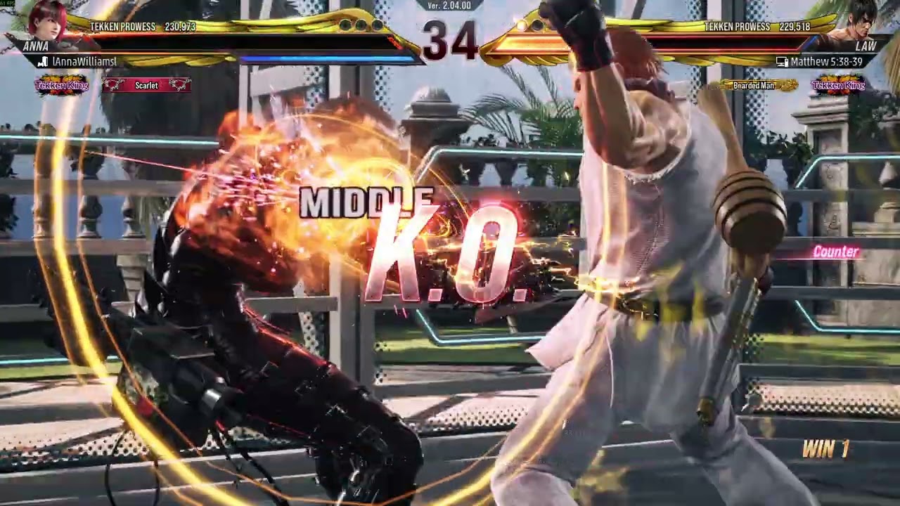ANNA vs LAW Tekken 8 2.04.00