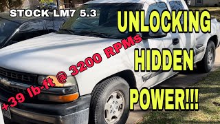 UNLOCKING HIDDEN POWER FROM A STOCK SILVERADO  HP Tuners