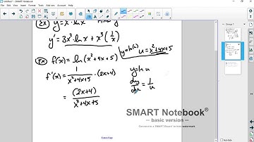 Section 3 9 and 3 10 Natural Log and Inverse Trig Derivative Rules