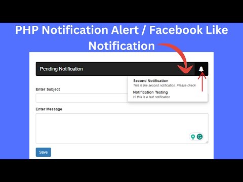 PHP notification alert when new record is inserted - YouTube