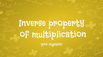 Inverse property of multiplication