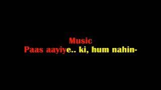 LAG JA GALE KARAOKE SHREYA GHOSHAL KARAOKE
