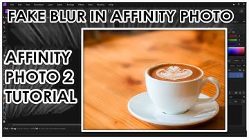 How to Create Background Blur (Affinity Photo 2) | Tutorial
