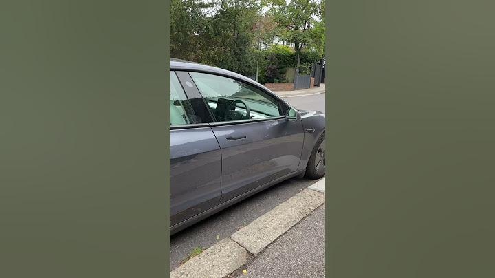 How to open Tesla Model 3 door #shorts #tesla #teslamodel3