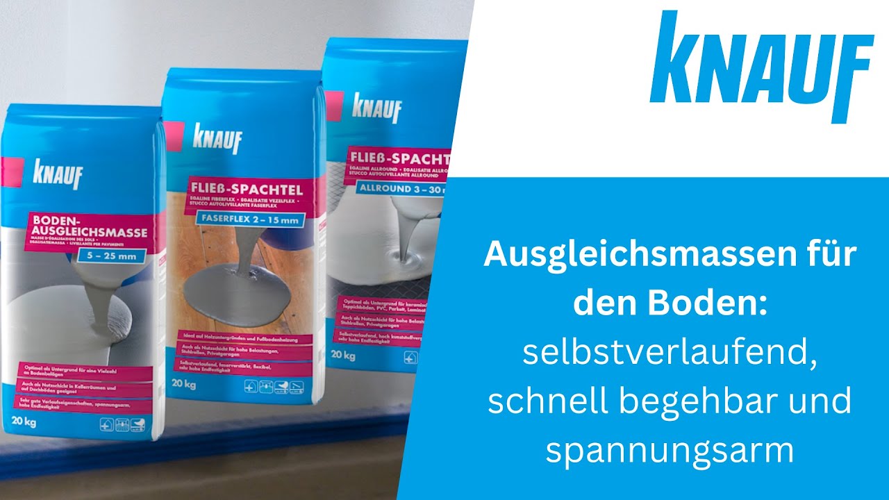 Knauf Ausgleichsmassen für den Boden
