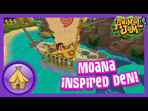 Moana Inspired Den | Animal Jam Den Decoration