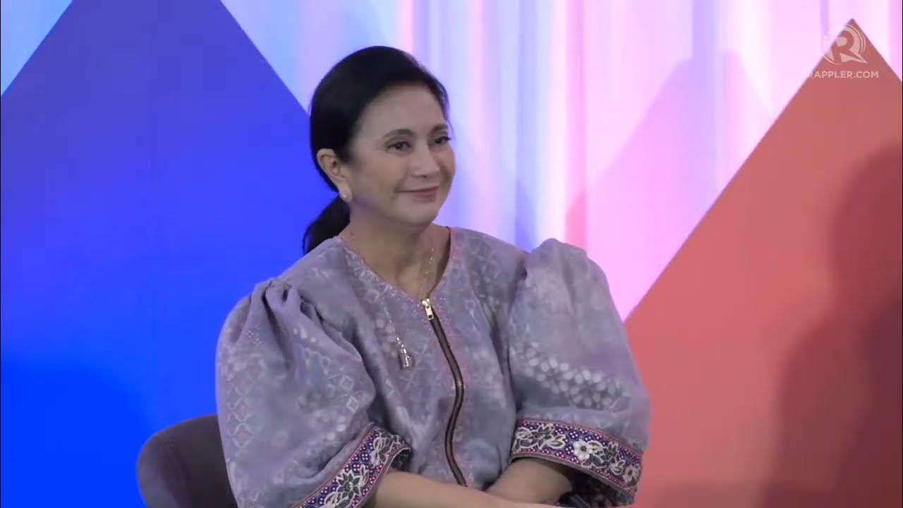 Leni Robredo answers questions from the audience at the She Talks Asia Summit 2024