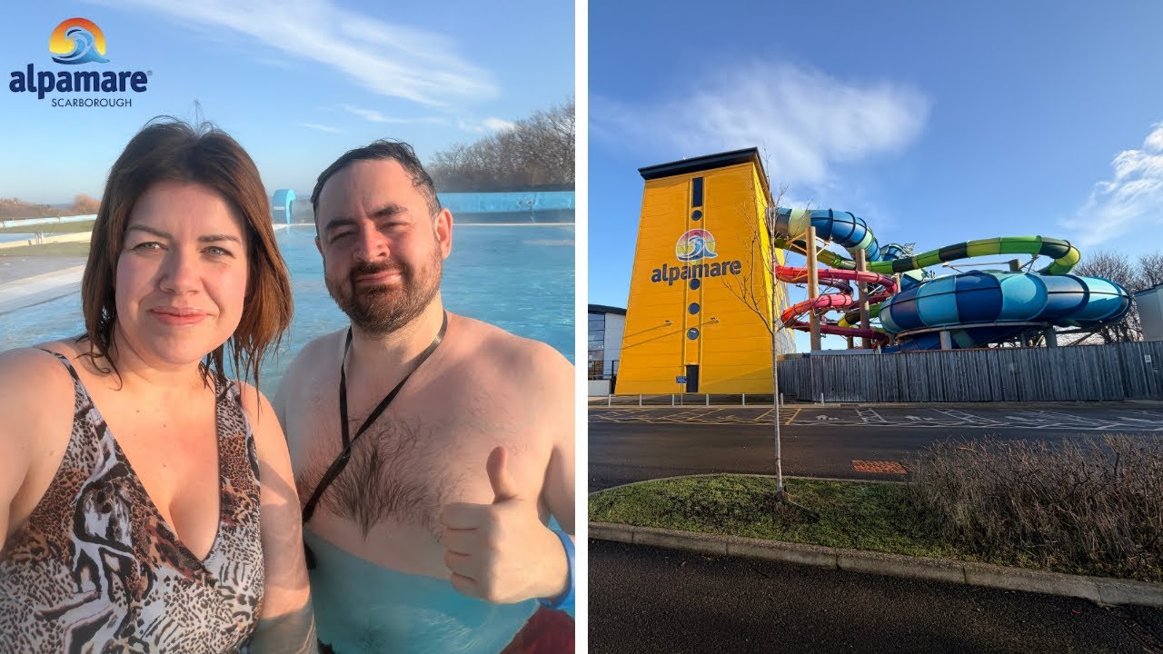 Entire Waterpark to Ourselves at Alpamare Scarborough! Slides, Pools & Family Fun