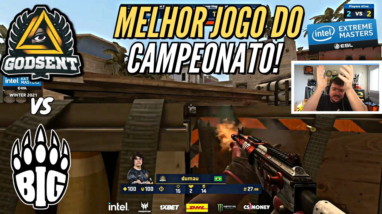 DUMAU JOGA DEMAIS GODSENT Vs BIG IEM WINTER 2021 CSGO HIGHLIGHTS 