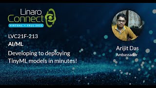Famous LVC21F 213 Developing to deploying TinyML models in minutes! Profile