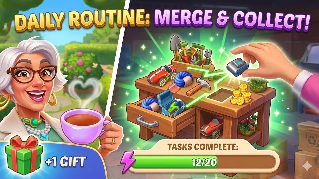 Merge Mansion - Merging to Get the Best Items!