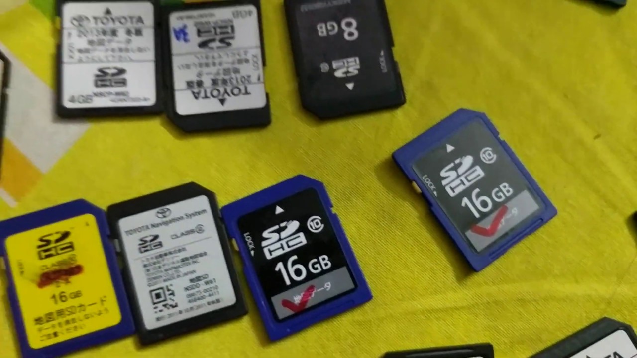 Toyota NSCP W62 NSDD W61 NSZT W64 Radio unlock SDHC map YouTube