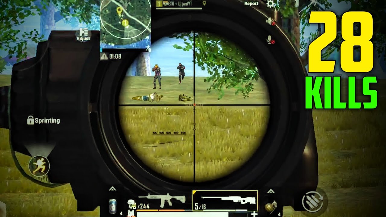 IF YOU LOVE SNIPER WATCH THIS | 28 KILLS SOLO VS SQUAD | PUBG Mobile ...