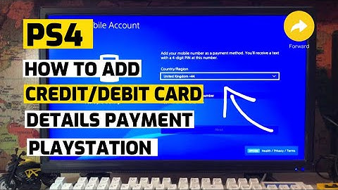 How to Add Credit / Debit Card 💳 Details In PS4 Consloe Paymet Method