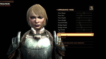 Dragon age 2 - How to create female Hawke Warrior