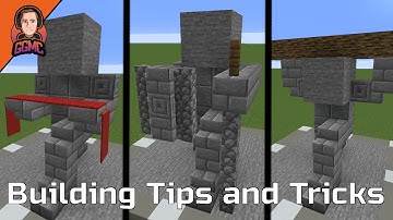 Building Tips and Tricks - 5  Minecraft Stone Statues