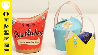 紙コップラッピング Diy Gift Box Out Of Paper Cup Youtube
