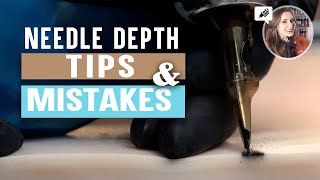 Needle Depth For Lining | Shading Easy Tattoo Tutorial !!