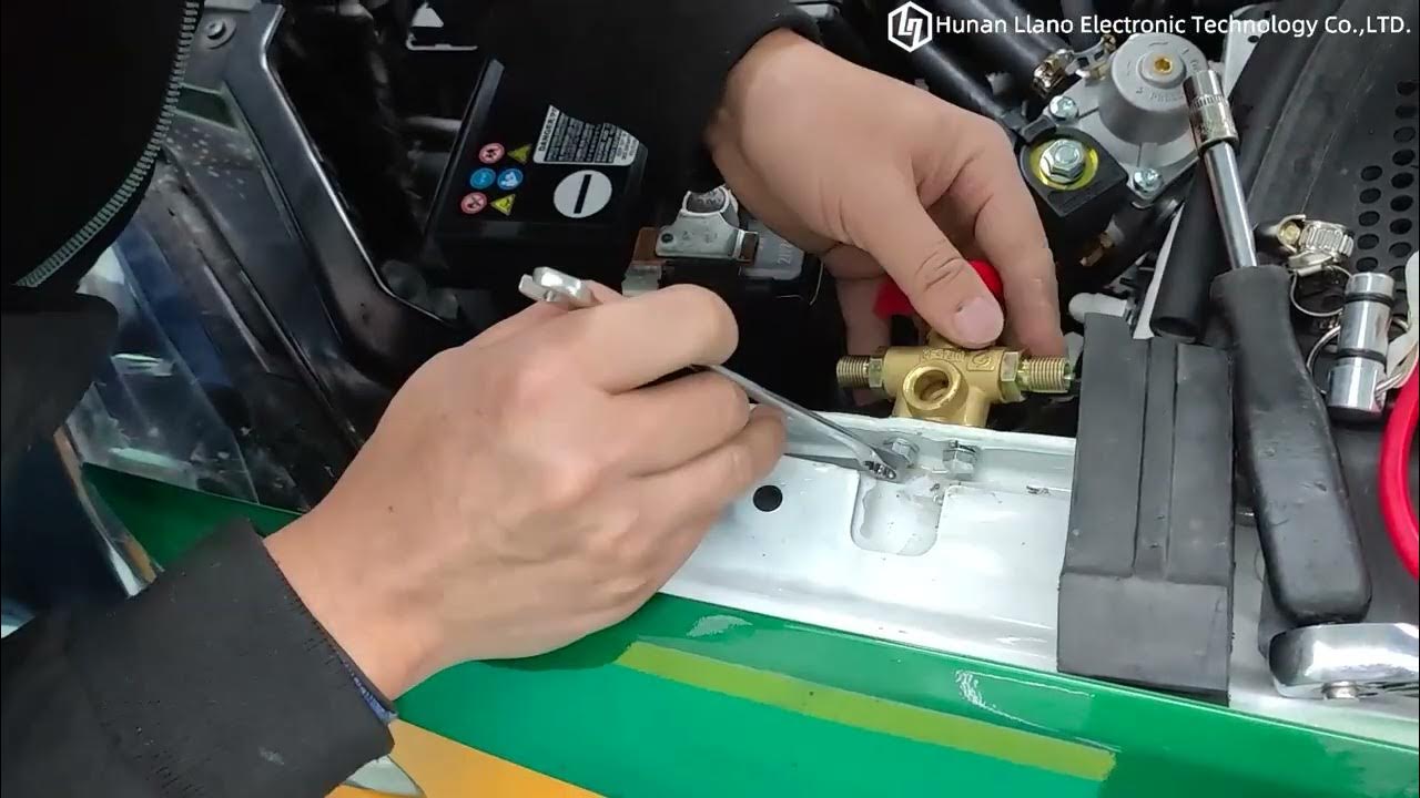 Install vacuum hoses to connect the air intake manifold, MAP sensor and