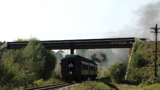 STEAM & DEISEL! CP 8867 near Beeton (25SEP2011)