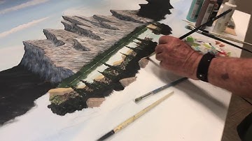 Jon Addison Backdrop Painting