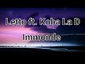 Leto Immonde" ft. Koba LaD (Paroles) @letopsothug @KobaLaDOfficiel