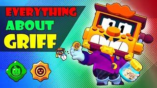 Griff explained : Attack, Super, Star Power, Gadgets, Mechanics, Voice, Animations, Gameplay Noygen