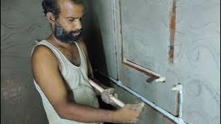 Bathroom pipe line fitting Complete working process
