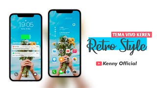 Retro iOS | Tema vivo simple keren yang wajib dipake screenshot 5