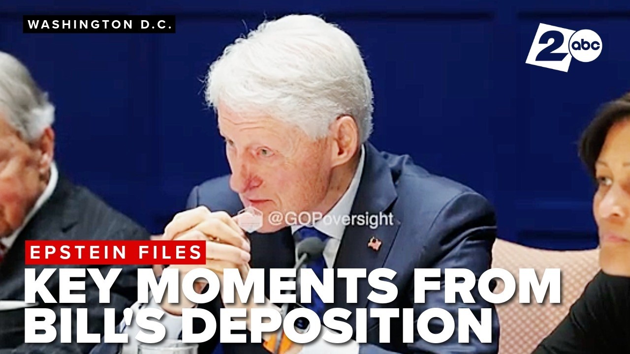 TOP MOMENTS: Must-see moments from Bill Clinton’s Epstein Files deposition