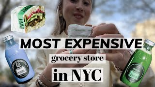 Only eating NYC's MOST EXPENSIVE grocery store for a day // NYC's Erewhon??