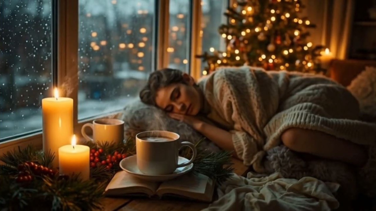Beautiful Winter Music • Deep Relaxation & Peaceful Ambience Music for Sleep, Study & Relaxation