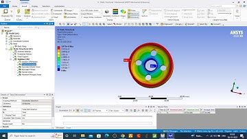 Simulation of Flywheel in Ansys || Flywheel Rotation in Engine || Workbench Tutorial || Ansys 2020R1