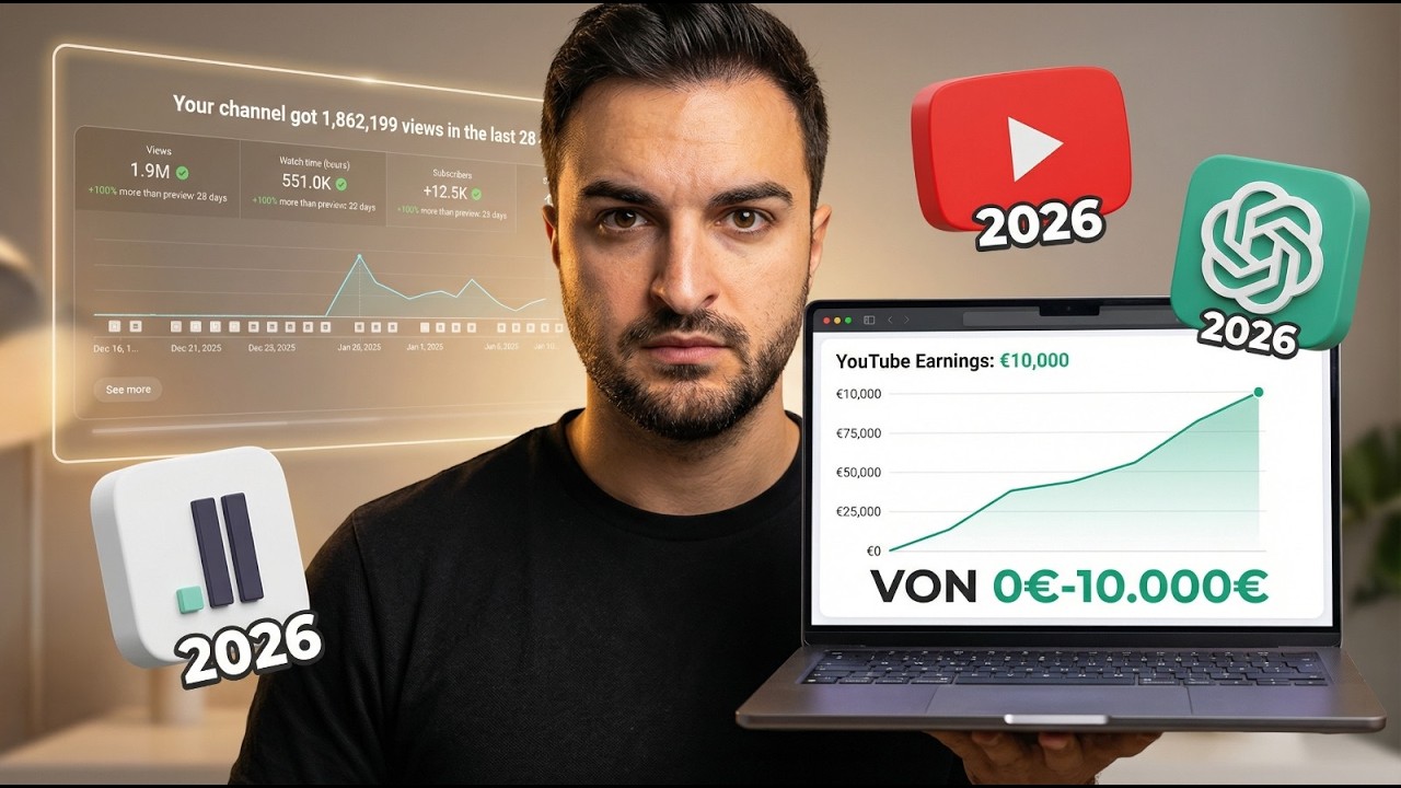Wie du 0–10.000€/Monat mit YouTube Automation verdienst (2026 German)