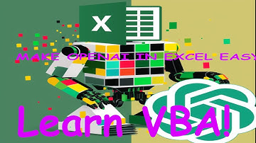 Excel VBA and OpenAI Tutorial: Create a Function for Using AI in Excel