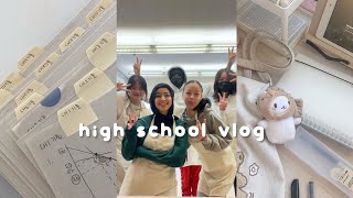 high school vlog: lots of studying, productive days, making cookies, volleyball, friends,...etc