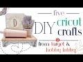 Crafting delights 5 diy cricut projects with hobby lobby and target finds