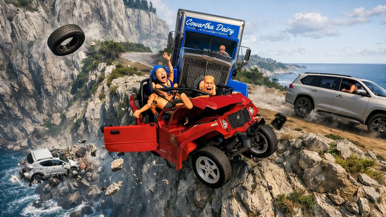 Realistic High-Speed Crashes Caught on Camera 😱💥| BeamNG.drive