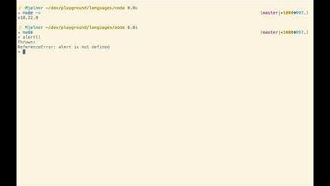 How to use the Node REPL to test JavaScript on the command line - Ep 03