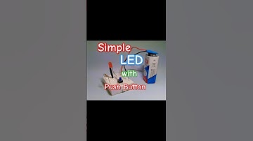 LED with Push Button #electronics