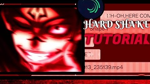 Aggressive/Hard Shake Tutorial | Alight motion - preset