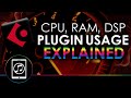 Plugin usage explained  cpuramdsp